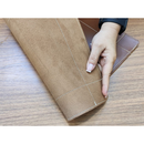 Jogo Americano Couro Sintético Caramelo Kit 2/4/6 Impermeável Fácil Limpeza Decoração Mesa Posta